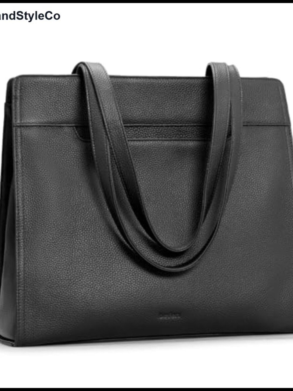 Genuine Leather Tote Bag for Women Work Shoulder Satchel Purse with Compartments